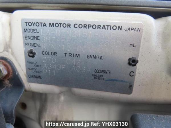 Used 2004 AT toyota hilux-surf RZN215W Image[12]