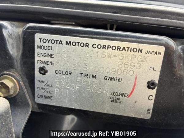 Used 2003 AT toyota hilux-surf RZN215W Image[8]