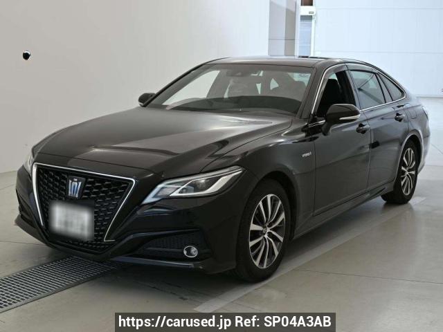 Buy Used 2019 Toyota Crown Hybrid AZSH20 (SP04A3AB) - Carused.jp