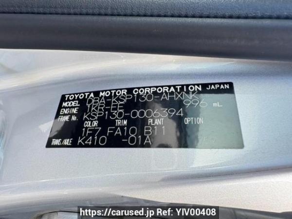 Used 2011 AT toyota vitz KSP130 Image[10]