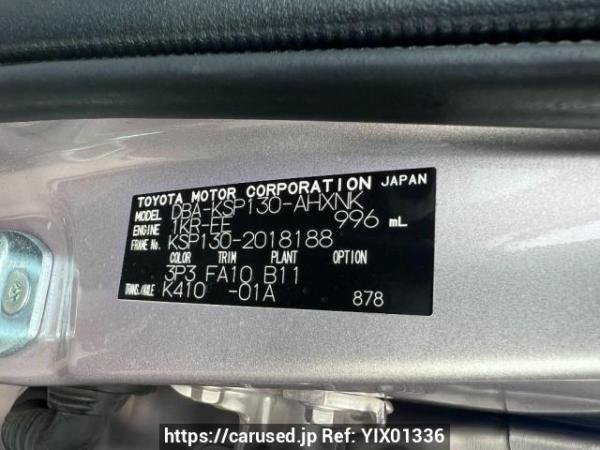 Used 2011 AT toyota vitz KSP130 Image[8]