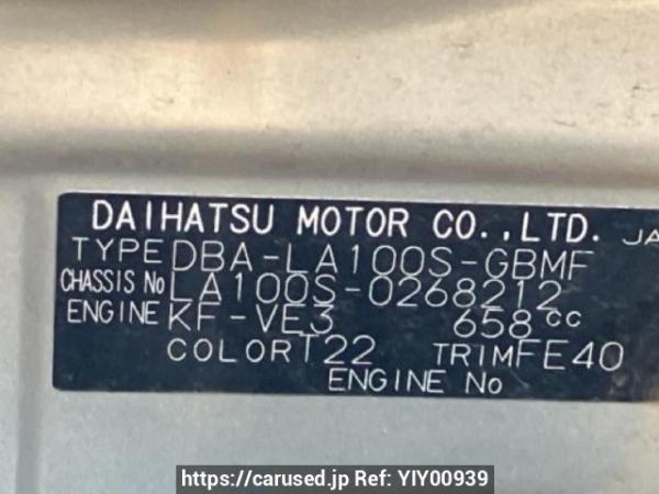 Used 2013 AT daihatsu move LA100S Image[10]