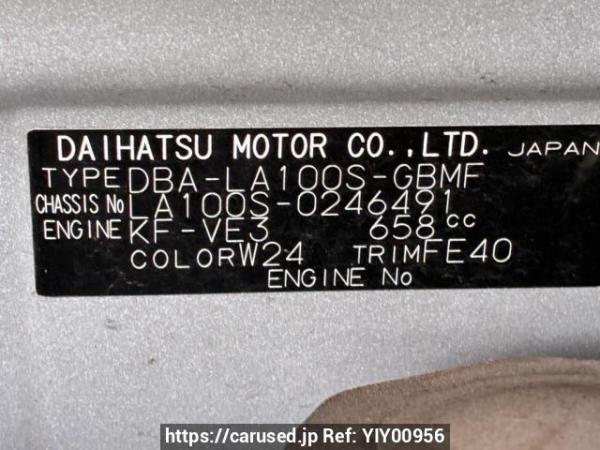 Used 2013 AT daihatsu move LA100S Image[8]