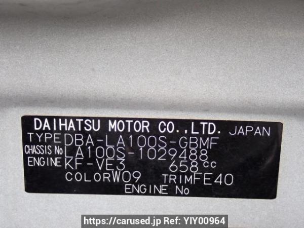 Used 2013 AT daihatsu move LA100S Image[11]