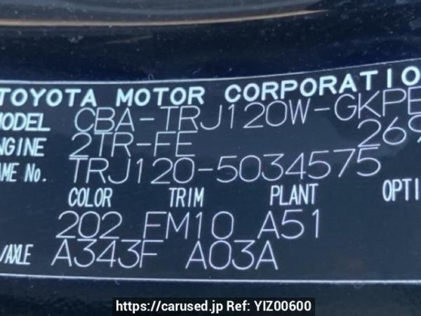 Used 2006 AT toyota land-cruiser-prado TRJ120W Image[10]
