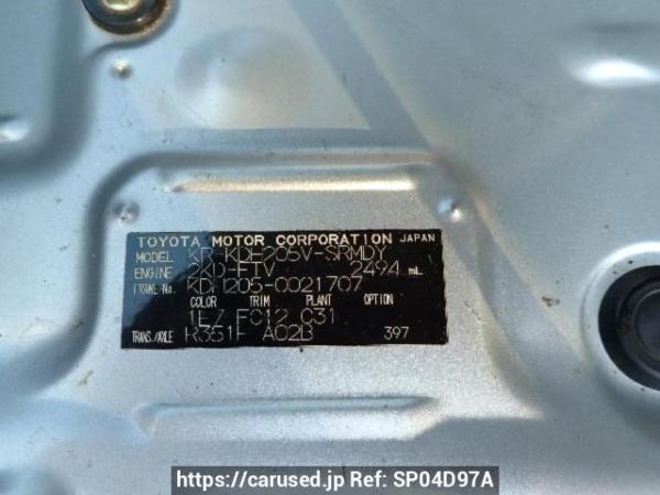 Used 2006 MT toyota hiace-van KDH205V Image[9]