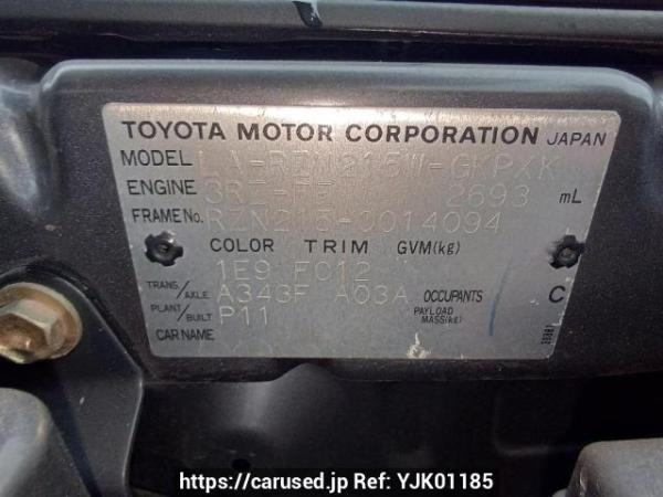 Used 2004 AT toyota hilux-surf RZN215W Image[11]