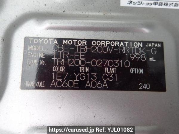Used 2017 AT toyota regiusace-van TRH200V Image[10]