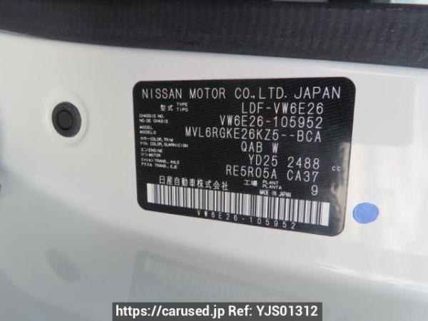 Used 2018 AT nissan nv350-caravan-van VW6E26 Image[12]