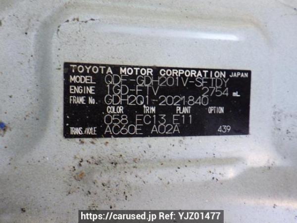 Used 2021 AT toyota hiace-van GDH201V Image[9]