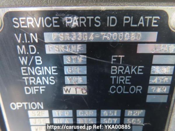 Used 1999 MT isuzu forward FSR33G4 Image[13]