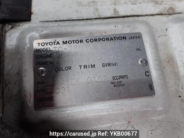 Used 2003 AT toyota hiace-van TRH102V Image[10]
