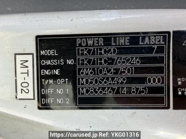 Used 2003 MT mitsubishi-fuso fighter FK71HC Image[21]