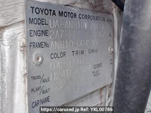 Used 2003 AT toyota alphard ANH10W Image[10]