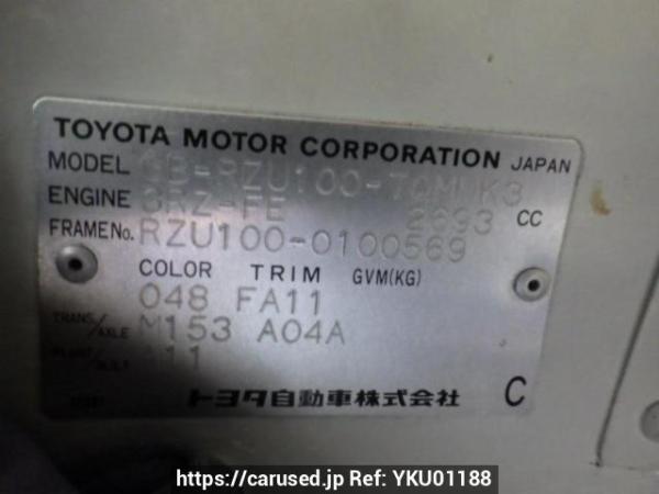 Used 1997 MT toyota dyna-route-van RZU100 Image[11]