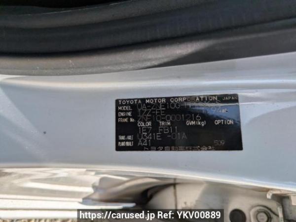 Used 2003 AT toyota wish ZNE10G Image[8]