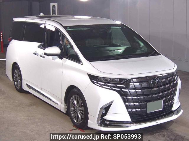Buy Used 2024 Toyota Alphard AGH40W (SP053993) - Carused.jp