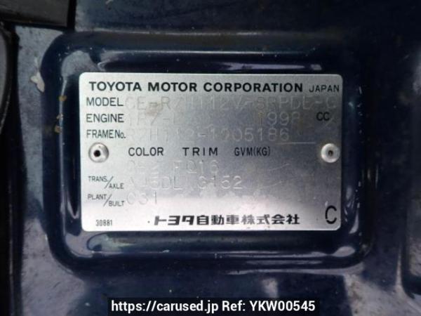 Used 2001 AT toyota hiace-van RZH112V Image[10]