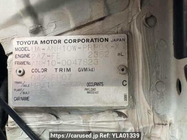 Used 2003 AT toyota alphard ANH10W Image[10]