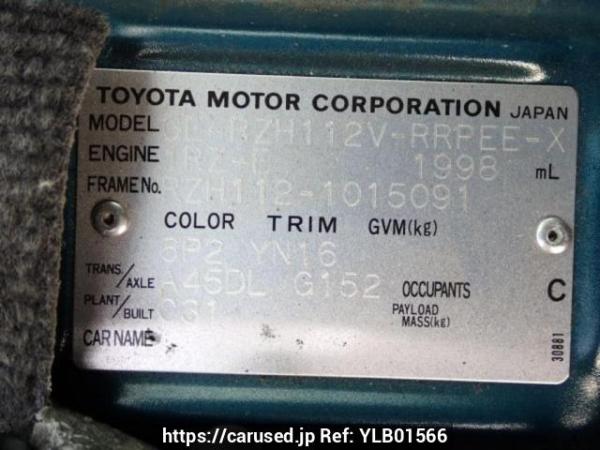 Used 2003 AT toyota hiace-van RZH112V Image[10]