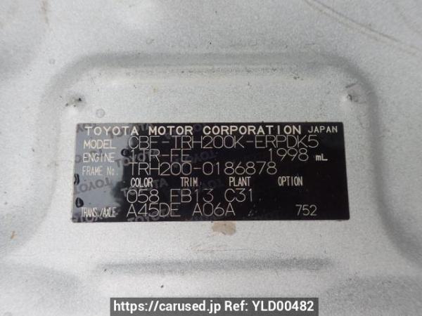 Used 2013 AT toyota hiace-van TRH200K Image[10]