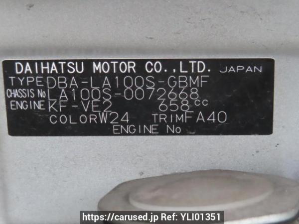 Used 2011 AT daihatsu move LA100S Image[12]